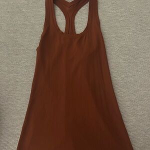 Women's rust orange Sleeveless Top